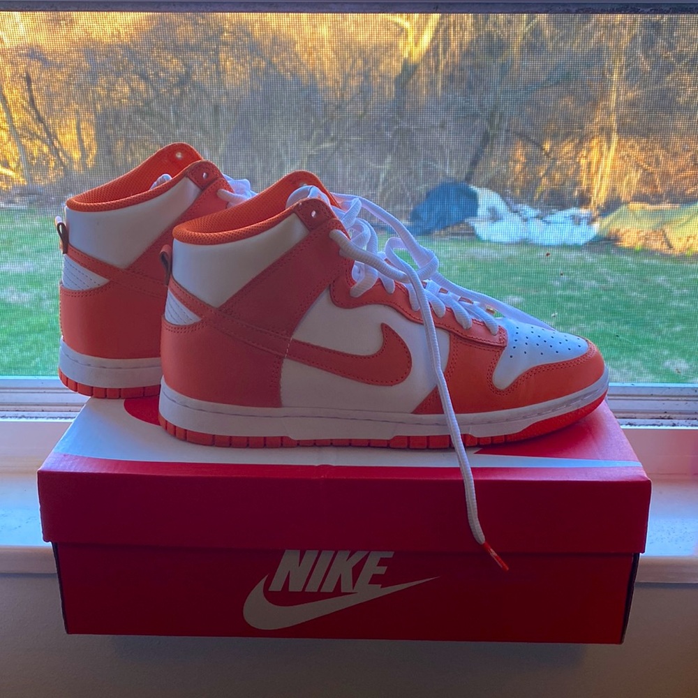 Nike high top dunks bought from goat verified